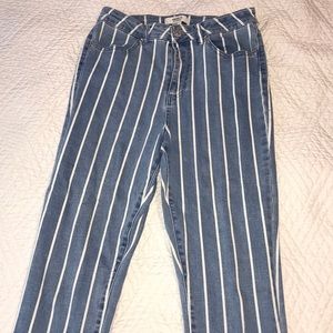 Forever 21 pinstripped jeans